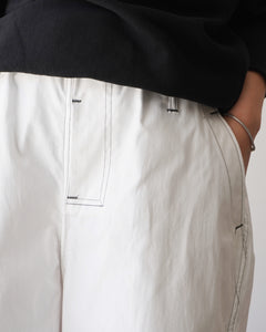 TUKI big shorts / white / double gabardine / size2,4