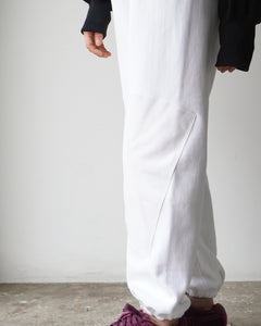 TUKI cotton long johns〈knee patch〉/ white / size2