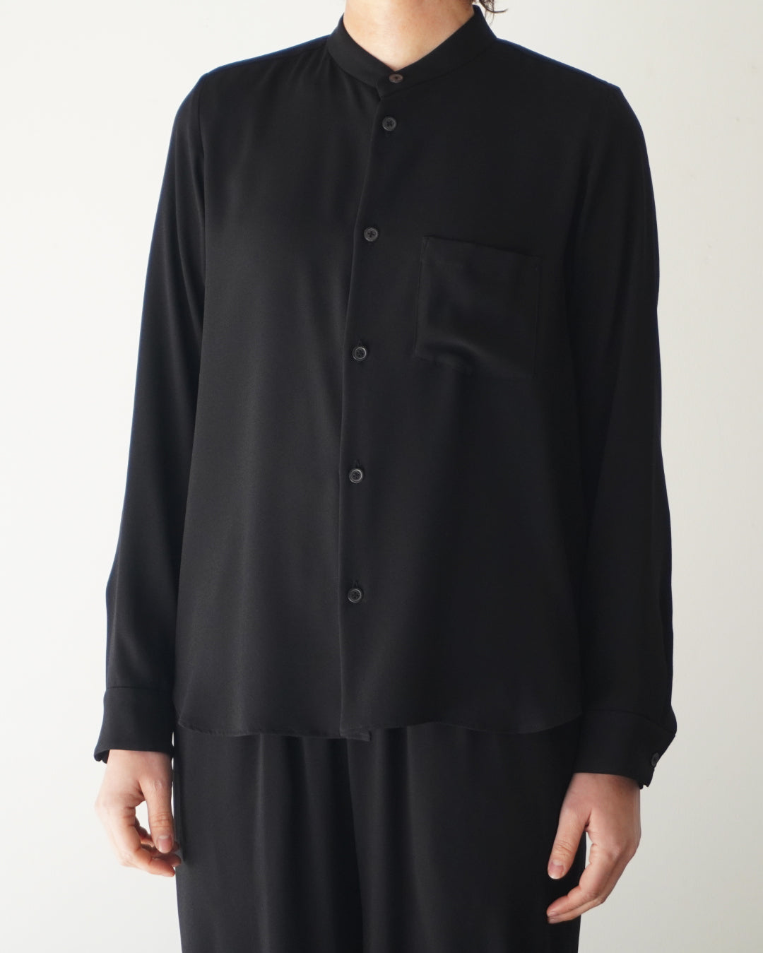 ゴーシュ バックサテンブラック シャツ【正規販売店】 通販 服