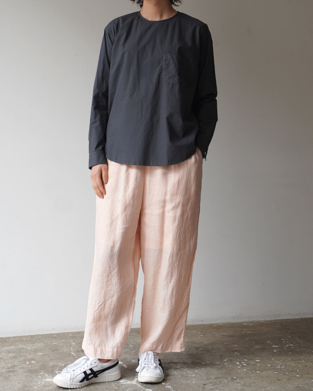ゴーシュ 80/1タイプライター 丸首 ブラウス【正規販売店】 通販 服