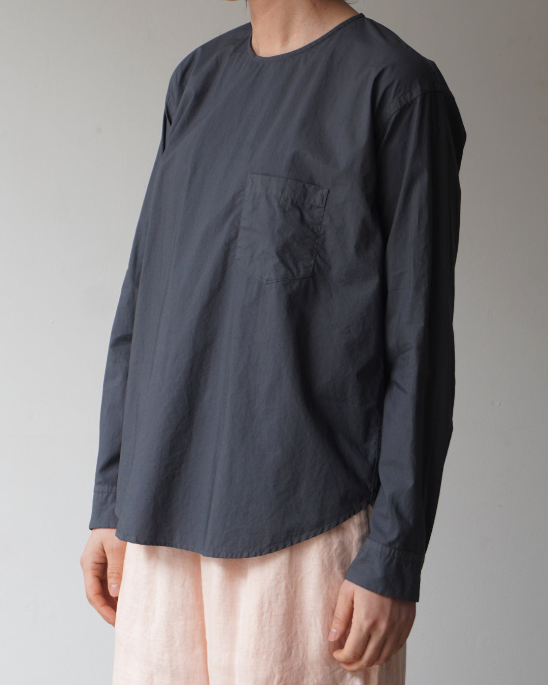 ゴーシュ 80/1タイプライター 丸首 ブラウス【正規販売店】 通販 服