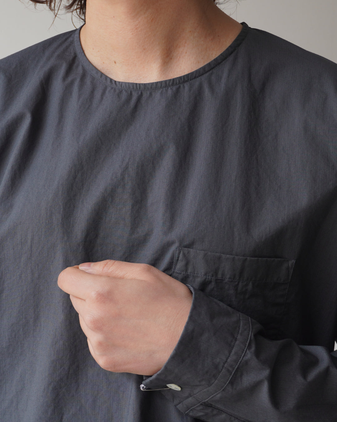 ゴーシュ 80/1タイプライター 丸首 ブラウス【正規販売店】 通販 服