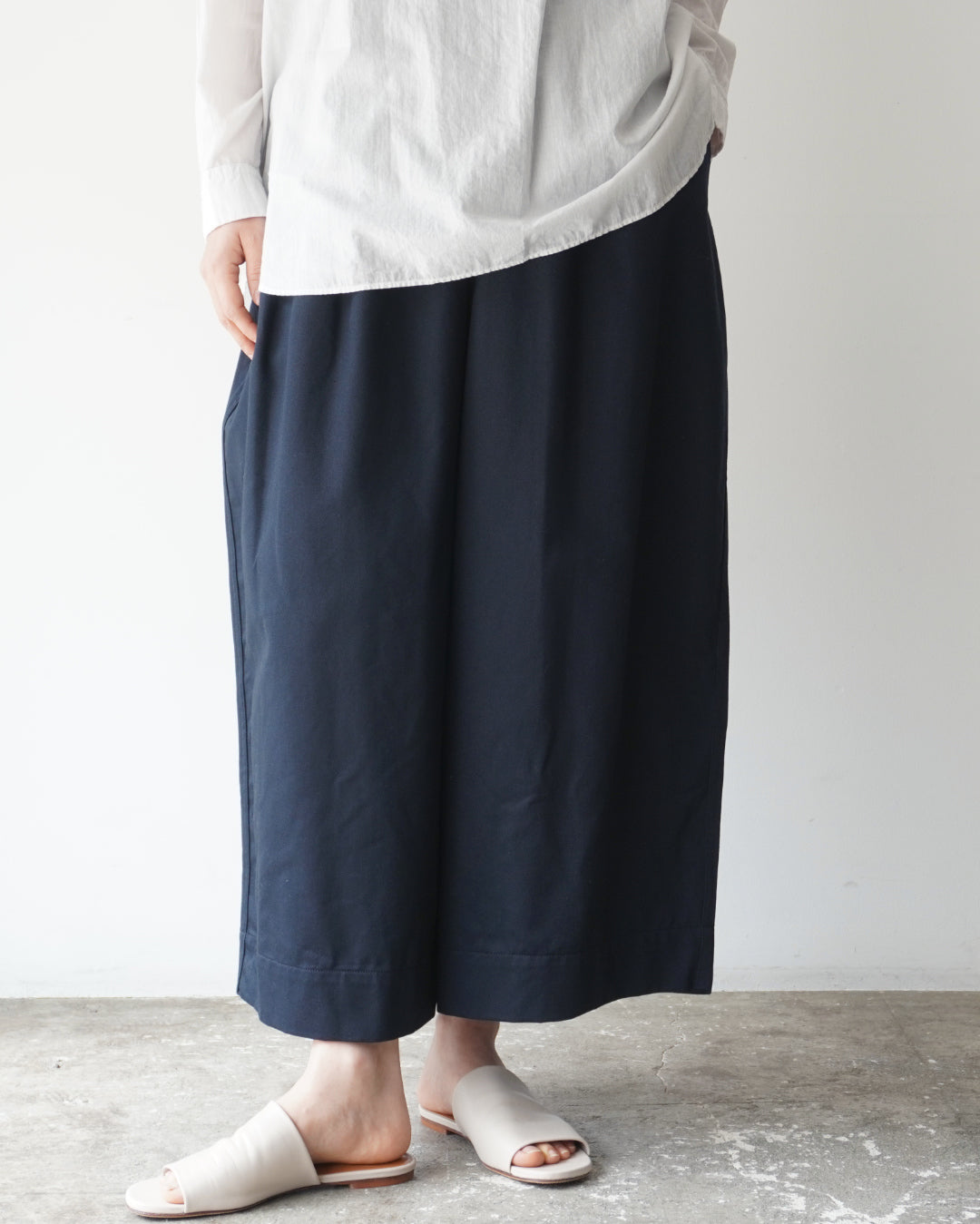 ゴーシュ カツラギパンツ ボリューミー ワイドパンツ キュロット 通販