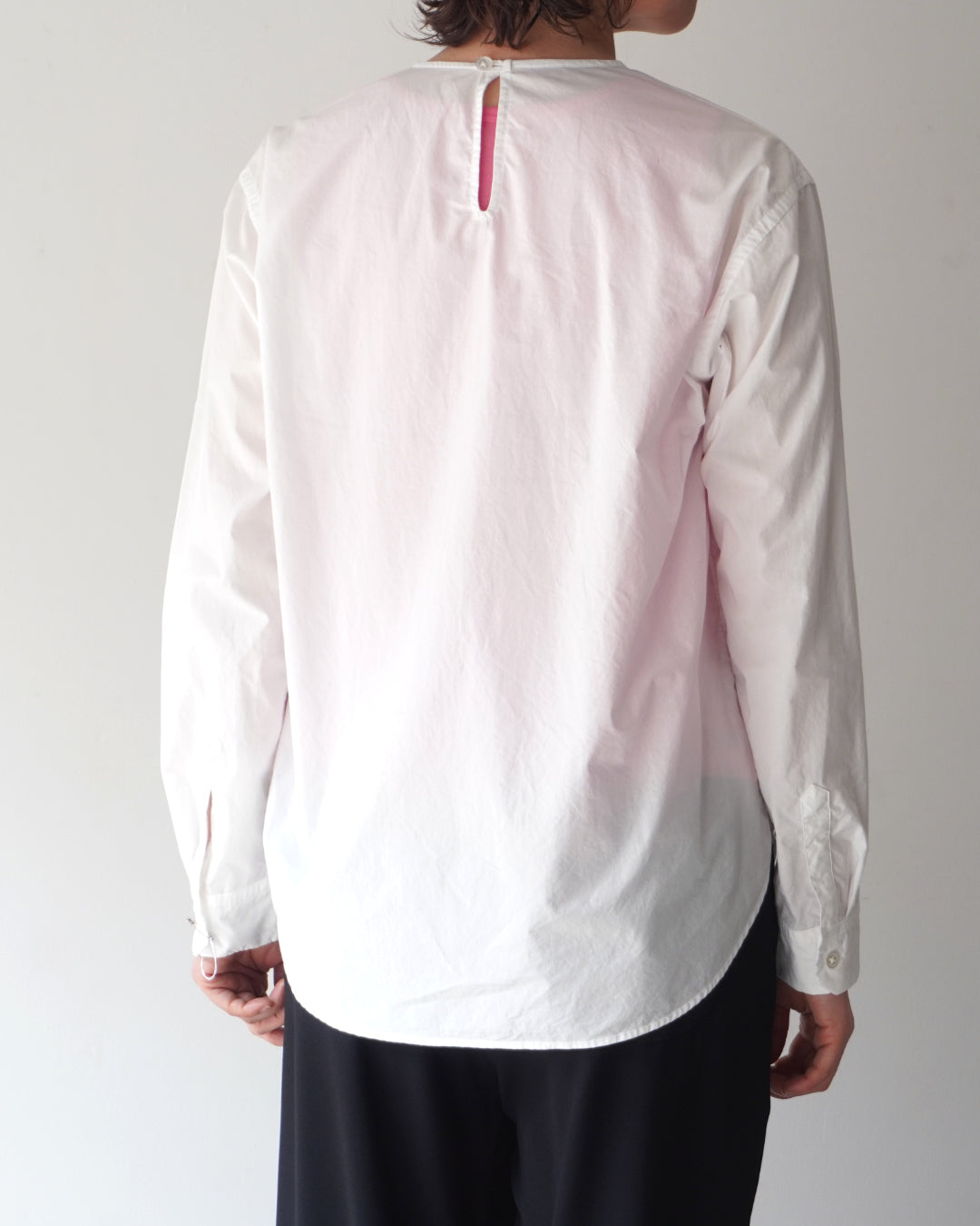 ゴーシュ 80/1タイプライター 丸首 ブラウス【正規販売店】 通販 服