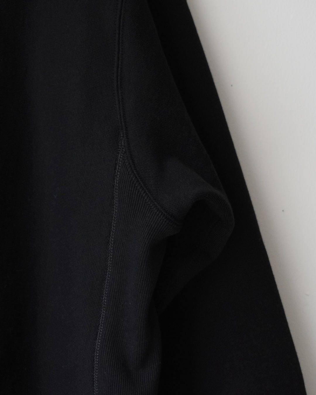 TUKI cotton jumper〈elbow patch〉/ black / size0,2