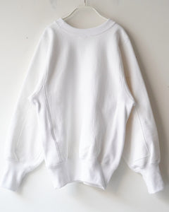 TUKI cotton jumper〈elbow patch〉/ white / size0,2