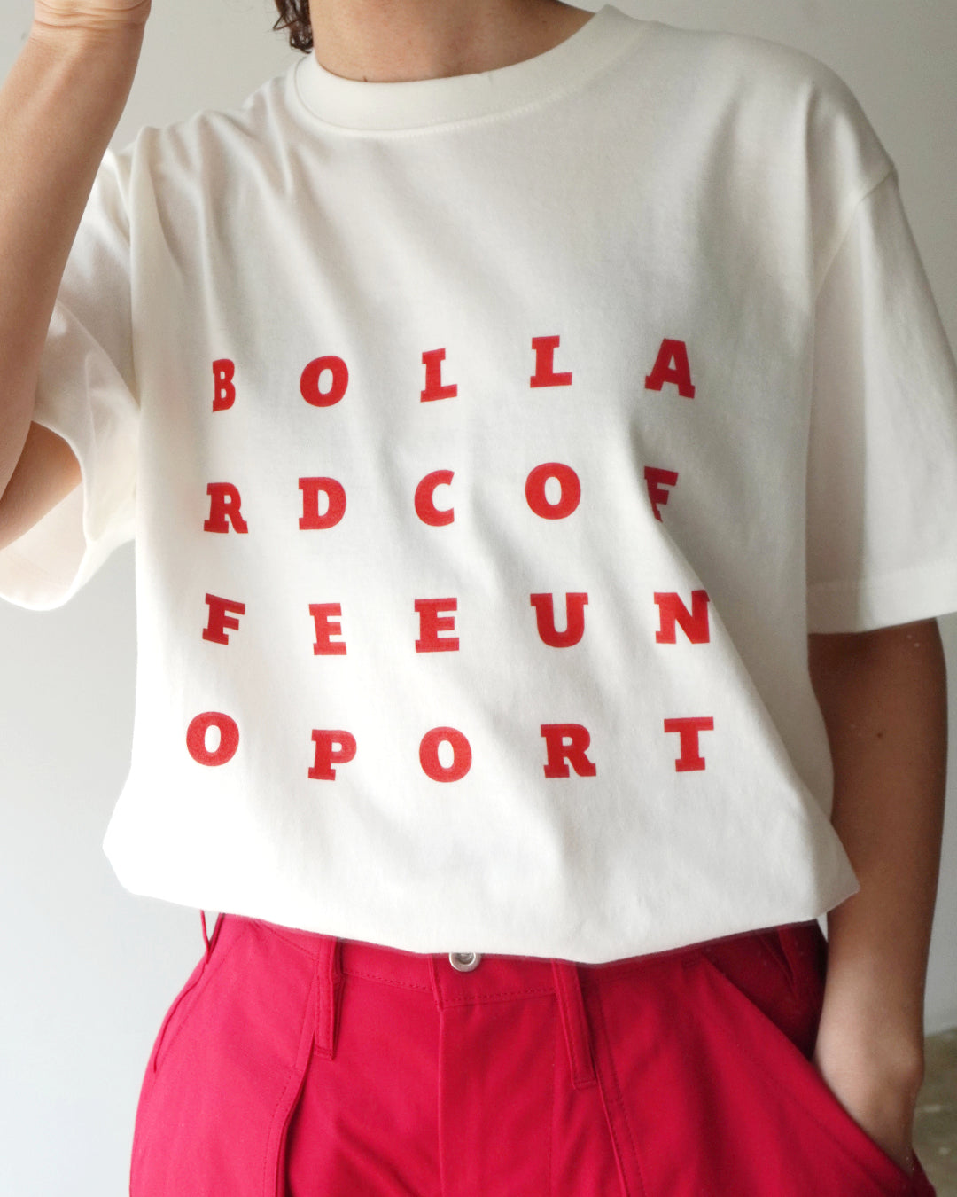 タイプフェイス Tシャツ【3色】BOLLARD COFFEE