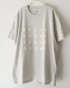 タイプフェイス Tシャツ【3色】BOLLARD COFFEE
