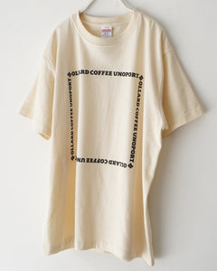 ロゴフレーム Tシャツ【3色】BOLLARD COFFEE