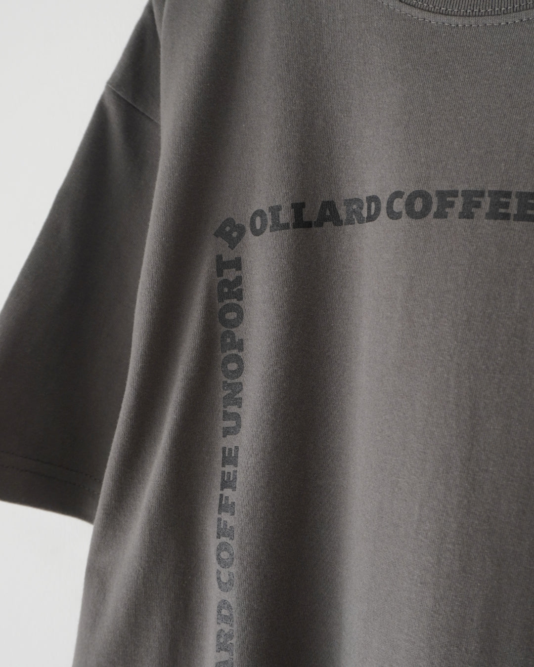 ロゴフレーム Tシャツ【3色】BOLLARD COFFEE
