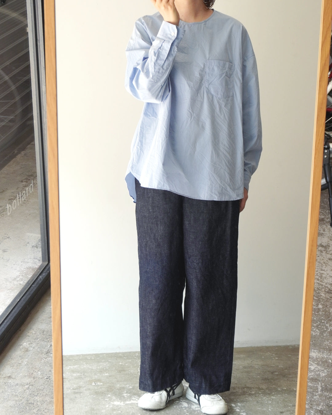ゴーシュ セルベッジデニム ワイドパンツ