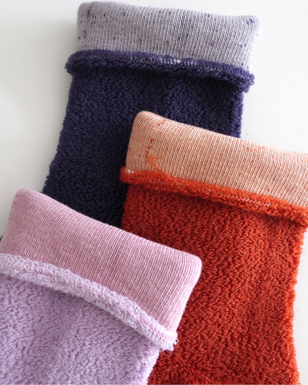 おやすみ用靴下〈メリノウール＋OGコットン 足の寝間着〉/ Glück und Gute