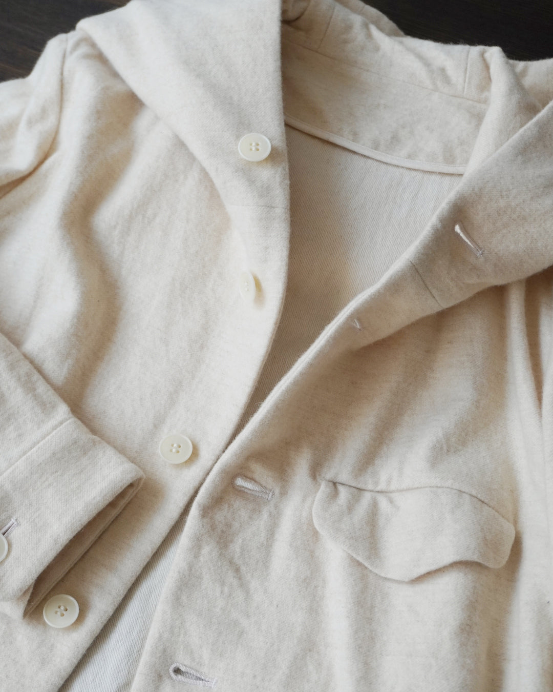 ゴーシュ ウールキャメルコットンツイル ジャケット / ライトベージュ