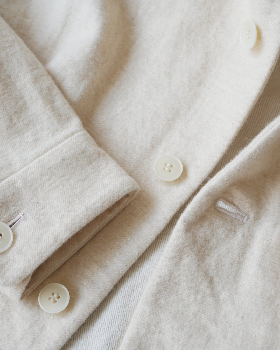 ゴーシュ ウールキャメルコットンツイル ジャケット / ライトベージュ