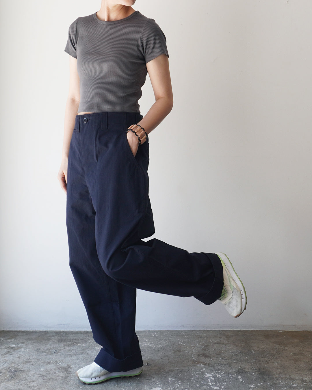 TUKI field trousers / navy blue【正規通販店】フィールドトラウザー