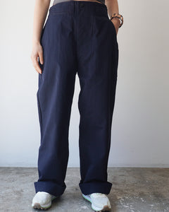 TUKI field trousers / navy blue / solid twill / size1