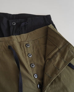TUKI monkey pants / black / weather cloth / size0,1,2