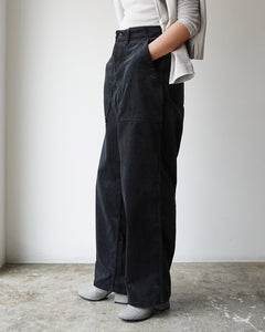 TUKI baker pants / black / 9wale corduroy / size0