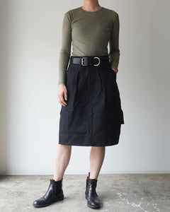 TUKI combat skirt / black