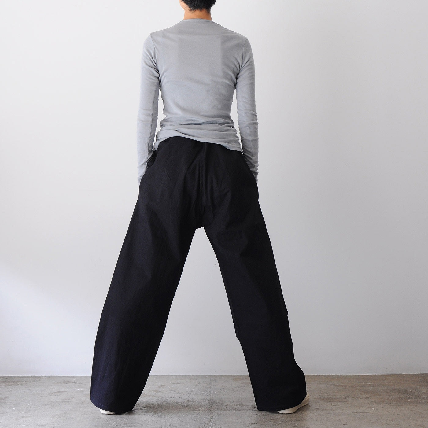 TUKI karate pants / ink blue / solid twill  / size1,3