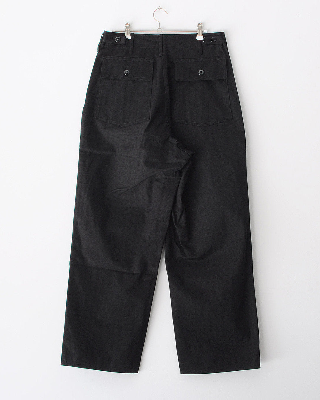 TUKI baker pants / black / herringbone twill / size1,2