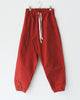 TUKI gum pants / red / solid twill / size0