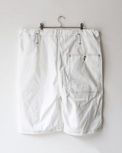 TUKI big shorts / white / double gabardine / size2,4