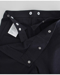 TUKI snap pants / black / katsuragi drill / size0,1