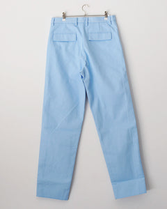 TUKI trousers / sax blue / combed duck