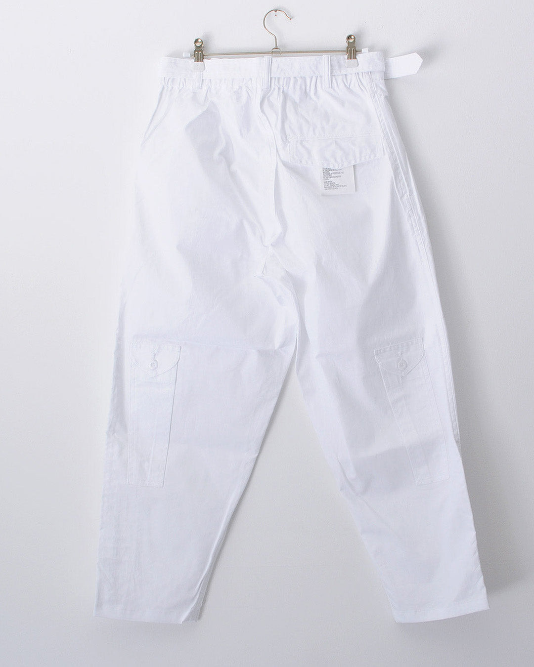 TUKI pilot pants / white / oxford