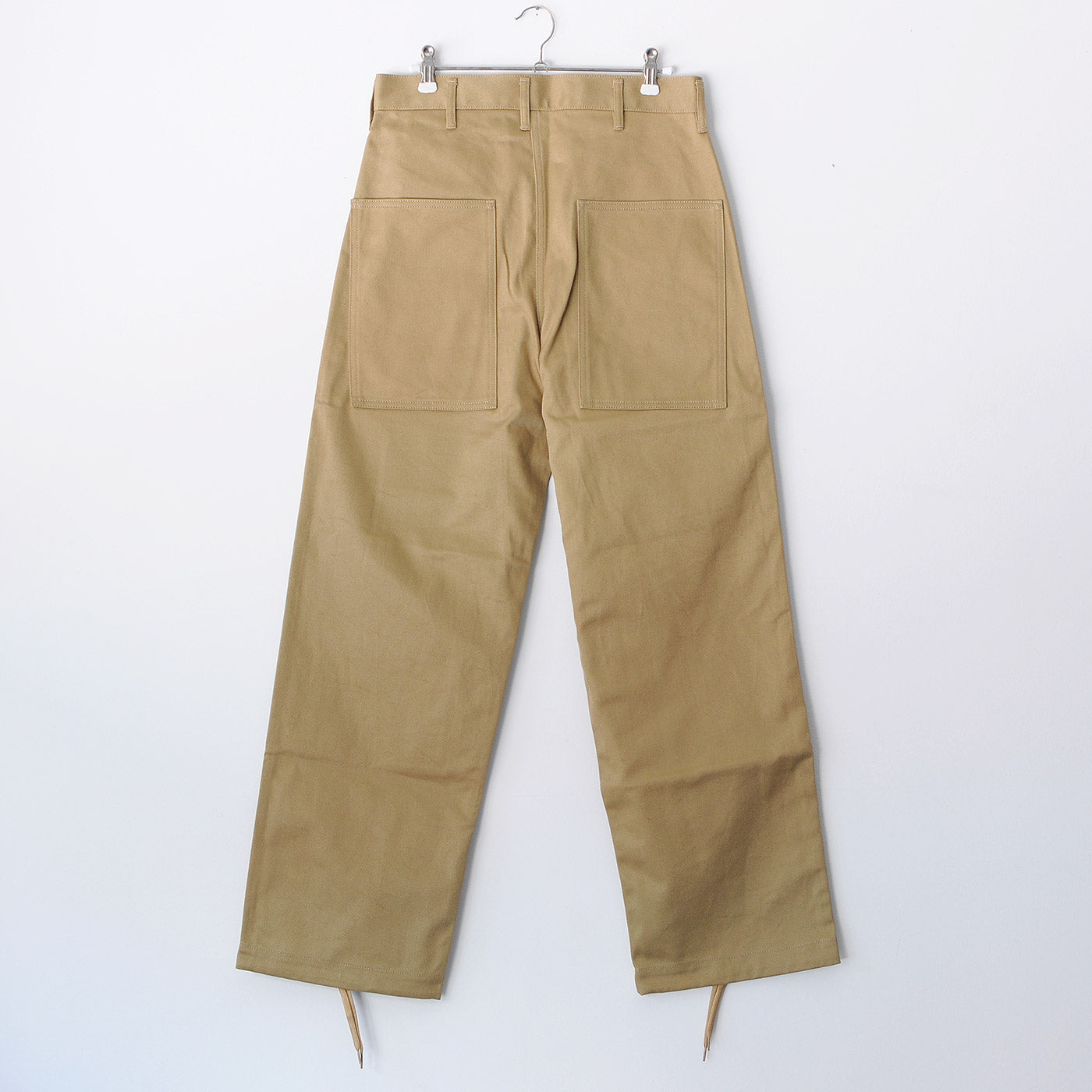 TUKI double knee pants / khaki / katsuragi drill / khaki / size1